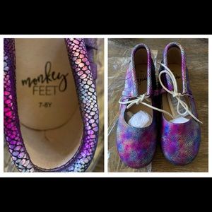 Monkey Feet Purple Moccs